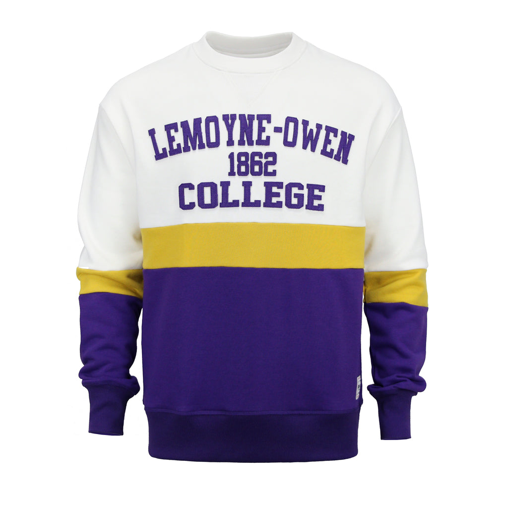 LeMoyne-Owen College Athletic Colorfield Crewneck - CORIN DEMARCO