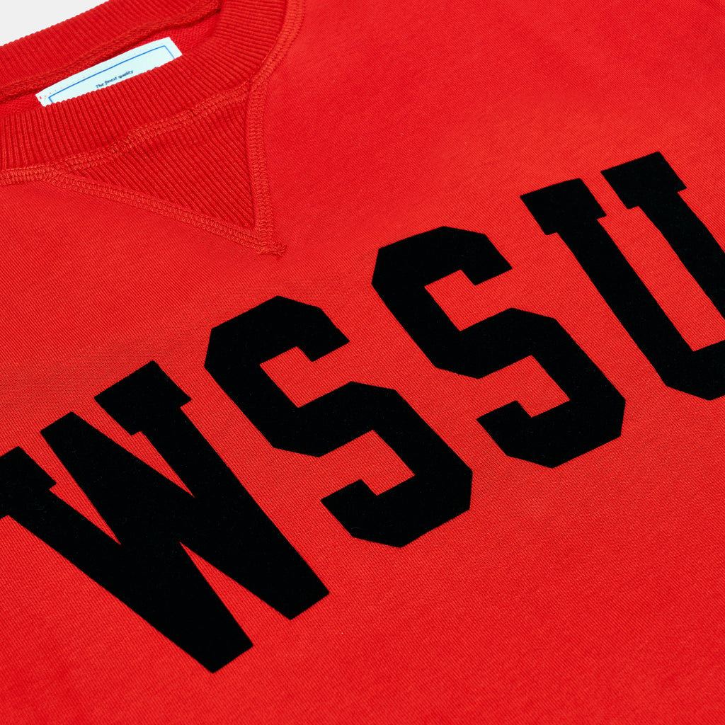 WSSU Velvet Letter Crewneck (s1) - CORIN DEMARCO