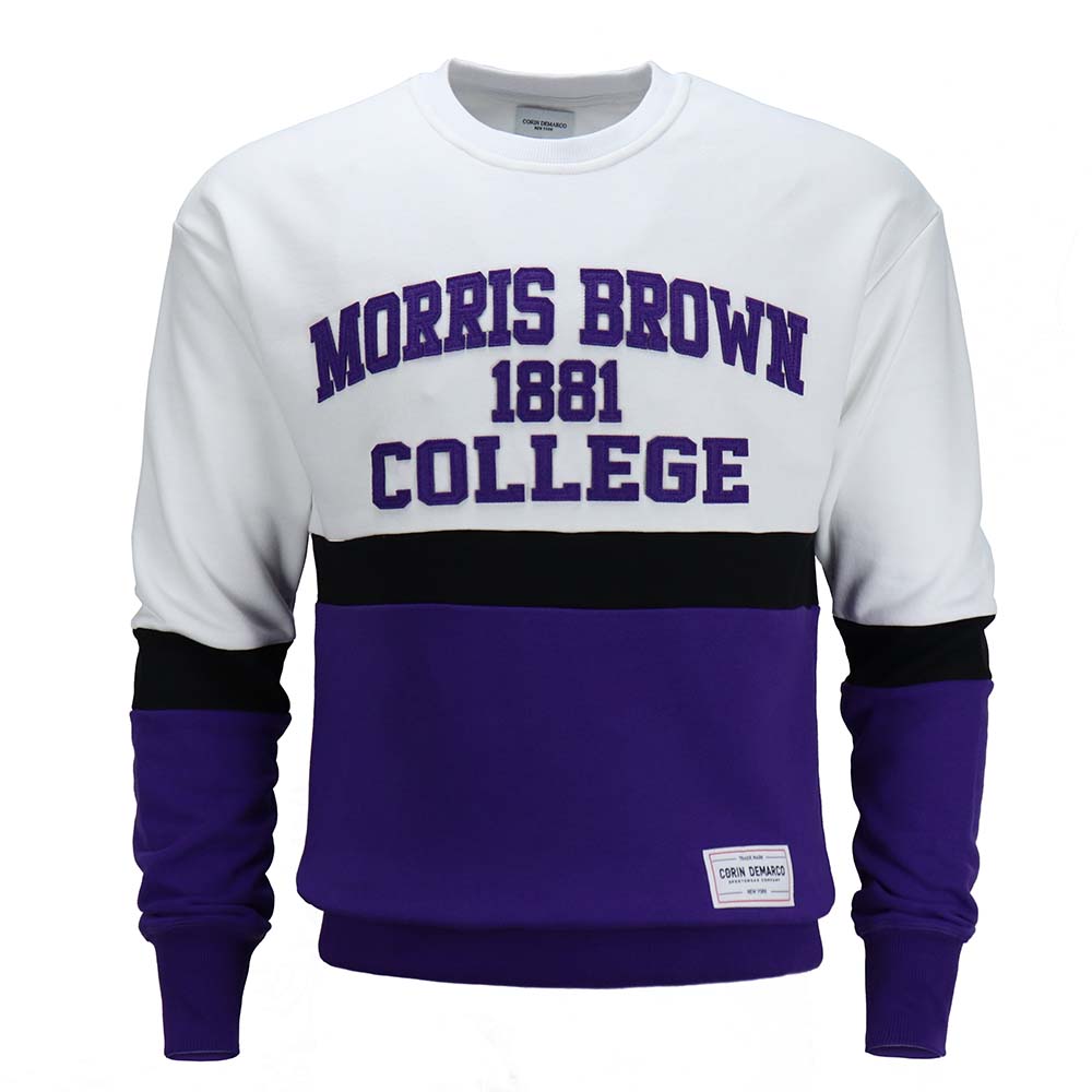 Morris Brown College Colorfield Crewneck - CORIN DEMARCO