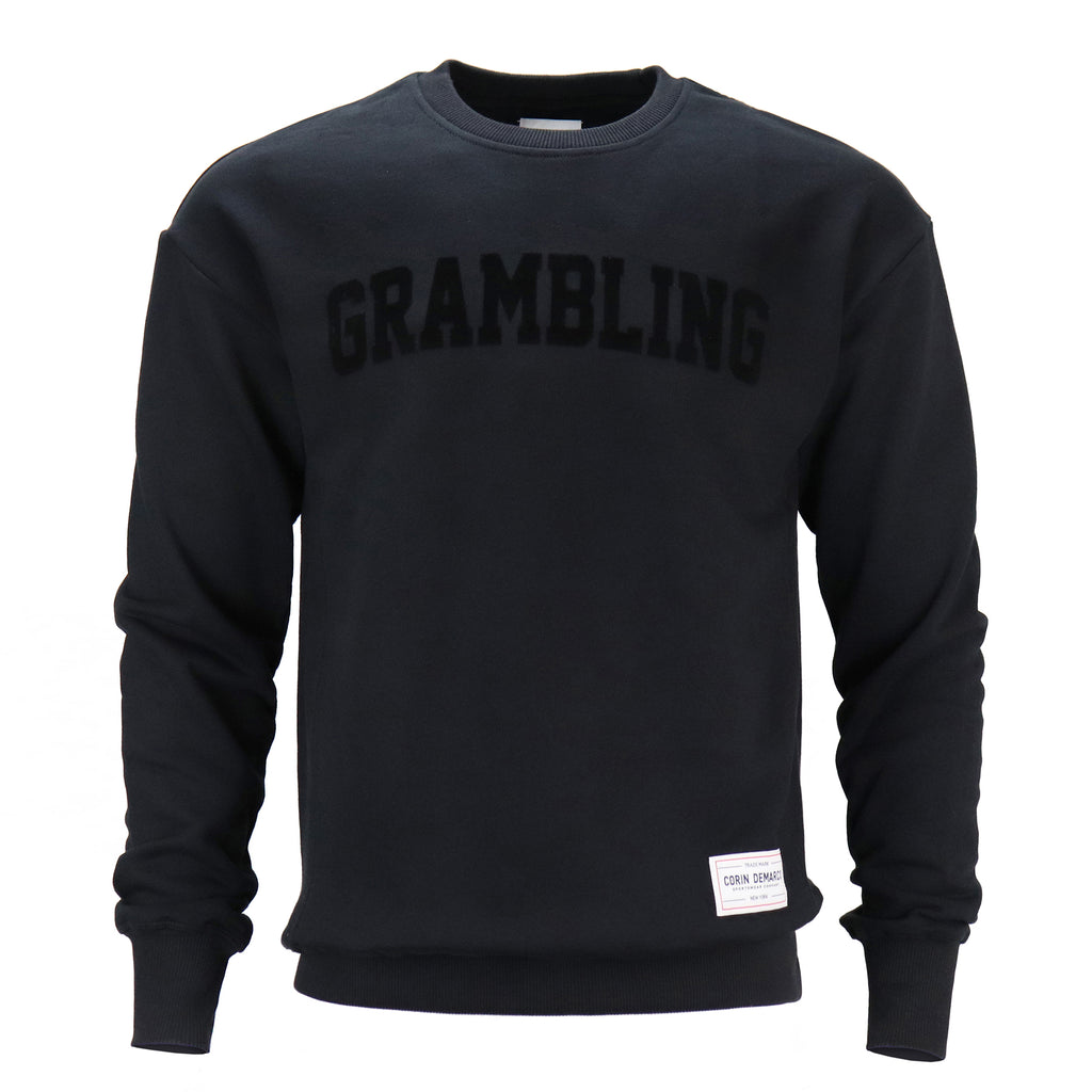 00  Limited Edition - Grambling Crewneck - Black Velvet - CORIN DEMARCO
