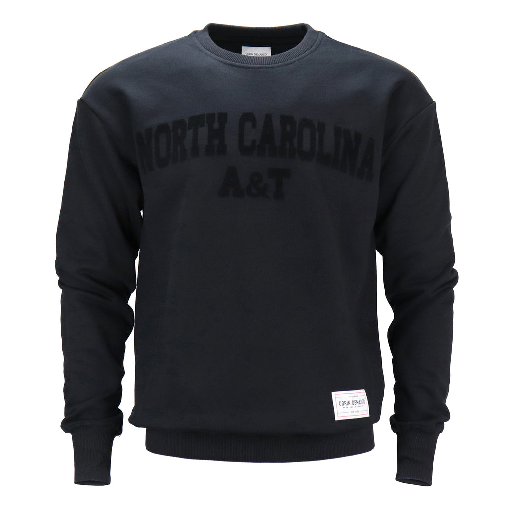 00 Limited Edition - North Carolina AT&T Crewneck - Black Velvet - CORIN DEMARCO