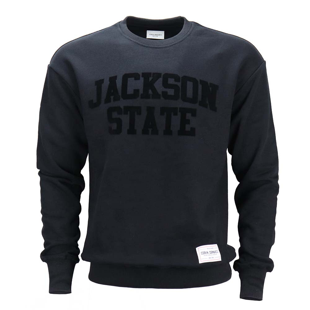 00  Limited Edition - Jackson State Crewneck - Black Velvet - CORIN DEMARCO