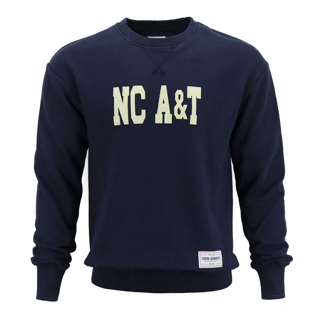 North Carolina A&T Letterman Crewneck - CORIN DEMARCO