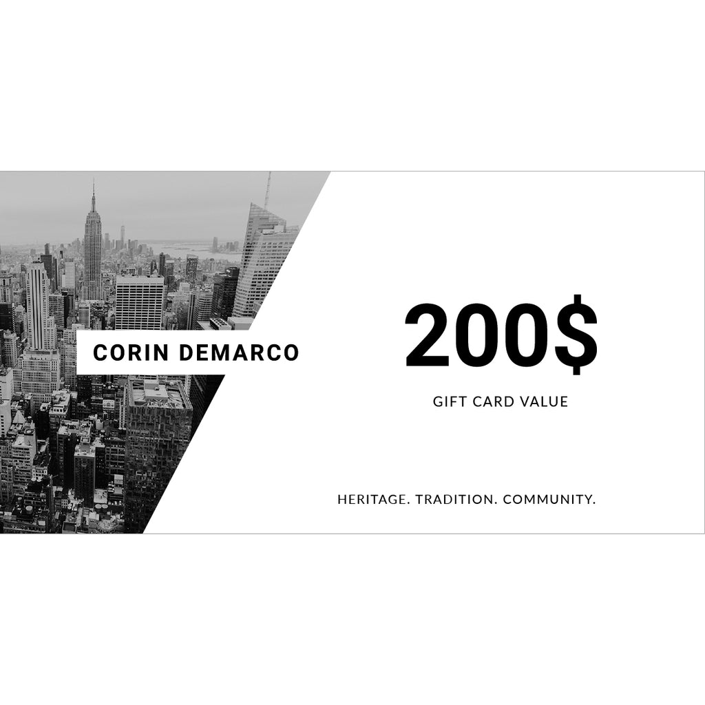 Gift Cards - CORIN DEMARCO
