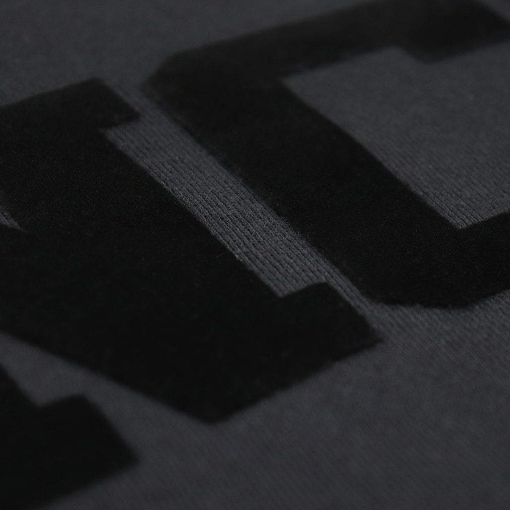 NCCU Ultra Black Velvet Sweatshirt - CORIN DEMARCO