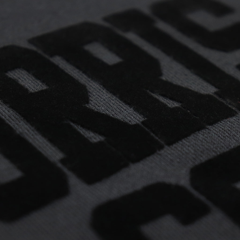 Morris Brown College Ultra Black Velvet Sweatshirt - CORIN DEMARCO
